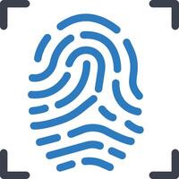 fingerprint vector illustration on a background.Premium quality symbols.vector icons for concept and graphic design.