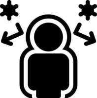 ilustración vectorial de seguridad en un fondo. símbolos de calidad premium. iconos vectoriales para concepto y diseño gráfico. vector