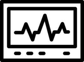 ilustración de vector de pulso en un fondo. símbolos de calidad premium. iconos vectoriales para concepto y diseño gráfico.