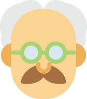 old person vector illustration on a background.Premium quality symbols.vector icons for concept and graphic design.