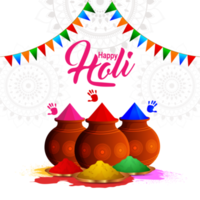 contento holi indio festival ilustración png