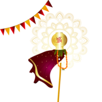 glückliche gudi padwa Feiergrußkarte des indischen Festivals png