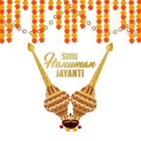 illustrazione di gadda per hanuman jayanti png