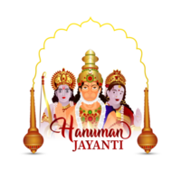 vector illustratie met illustratie van gelukkig Hanuman Jayanti png