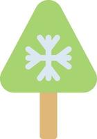 ilustración de vector de copo de nieve en un fondo. símbolos de calidad premium. iconos vectoriales para concepto y diseño gráfico.