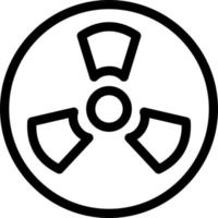 ilustración vectorial nuclear en un fondo. símbolos de calidad premium. iconos vectoriales para concepto y diseño gráfico. vector