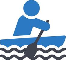 paddling vector illustration on a background.Premium quality symbols.vector icons for concept and graphic design.