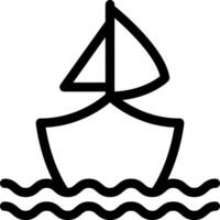 boat vector illustration on a background.Premium quality symbols.vector icons for concept and graphic design.