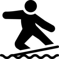 ilustración vectorial de surf en un fondo. símbolos de calidad premium. iconos vectoriales para concepto y diseño gráfico. vector