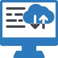 ilustración vectorial de transferencia de datos en un fondo. símbolos de calidad premium. iconos vectoriales para concepto y diseño gráfico. vector