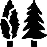 ilustración de vector de bosque en un fondo. símbolos de calidad premium. iconos vectoriales para concepto y diseño gráfico.