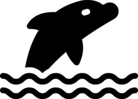 ilustración de vector de ballena en un fondo. símbolos de calidad premium. iconos vectoriales para concepto y diseño gráfico.