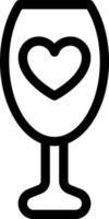 ilustración vectorial de amor en un fondo. símbolos de calidad premium. iconos vectoriales para concepto y diseño gráfico. vector