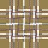 Plaid check pattern. Seamless fabric texture. Tartan textile print. vector