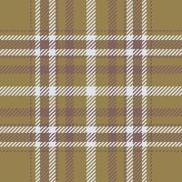 Plaid check pattern. Seamless fabric texture. Tartan textile print. vector