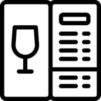 ilustración de vector de vino en un fondo. símbolos de calidad premium. iconos vectoriales para concepto y diseño gráfico.