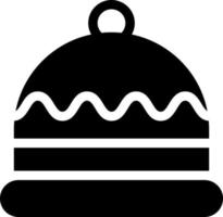 Ilustración de vector de gorro en un fondo. Símbolos de calidad premium. Iconos vectoriales para concepto y diseño gráfico.