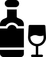 ilustración de vector de vino en un fondo. símbolos de calidad premium. iconos vectoriales para concepto y diseño gráfico.