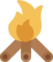 bonfire vector illustration on a background.Premium quality symbols.vector icons for concept and graphic design.