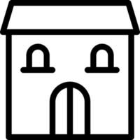 ilustración vectorial de la casa en un fondo. símbolos de calidad premium. iconos vectoriales para el concepto y el diseño gráfico. vector