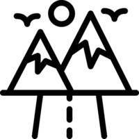 mountains vector illustration on a background.Premium quality symbols.vector icons for concept and graphic design.