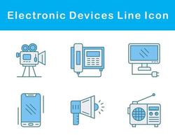 electrónico dispositivos vector icono conjunto