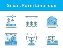 Smart Farm Vector Icon Set