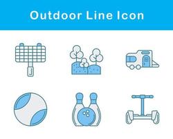 Outdoor Vector Icon Set