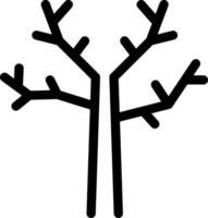 Ilustración de vector de árbol en un fondo. Símbolos de calidad premium. Iconos vectoriales para concepto y diseño gráfico.