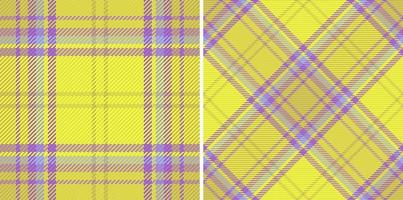 Vector seamless fabric. Tartan pattern textile. Plaid background check texture.