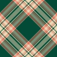 Plaid pattern vector. Check fabric texture. Seamless textile design for clothes, paper print. vector