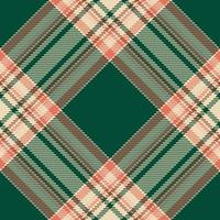 Plaid pattern vector. Check fabric texture. Seamless textile design for clothes, paper print. vector