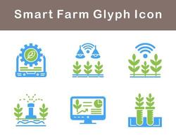 Smart Farm Vector Icon Set