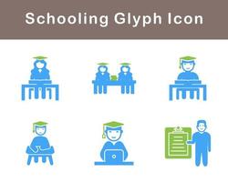 Schooling Vector Icon Set