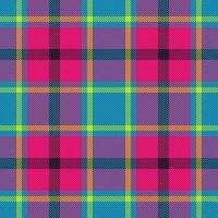 Check fabric tartan. Texture pattern seamless. Textile background vector plaid.