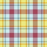 Vector pattern background. Textile fabric seamless. Texture check plaid tartan.