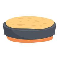 Bedouin bakery icon cartoon vector. Camp food vector