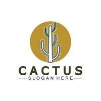 Cactus Logo Template Design Vector, Design Concept, Creative Symbol, Icon vector