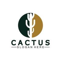 cactus logo modelo diseño vector, diseño concepto, creativo símbolo, icono vector