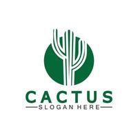 Cactus Logo Template Design Vector, Design Concept, Creative Symbol, Icon vector