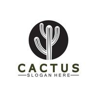 cactus logo modelo diseño vector, diseño concepto, creativo símbolo, icono vector