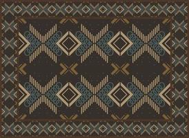 Modern Persian carpet texture, African Motif modern Persian rug, African Ethnic Aztec style design for print fabric Carpets, towels, handkerchiefs, scarves rug, vector