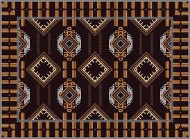 Modern decorating with oriental rugs, Scandinavian Persian rug modern African Ethnic Aztec style design for print fabric Carpets, towels, handkerchiefs, scarves rug, vector