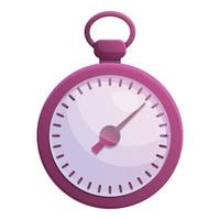 Stopwatch interval icon cartoon vector. Timer clock vector