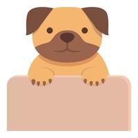 Salon dog care icon cartoon vector. Spa bath vector