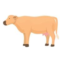 Países Bajos vaca icono dibujos animados vector. vacas granja vector