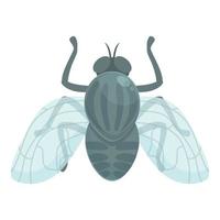 Tsetse fly mosquito icon cartoon vector. Africa insect vector