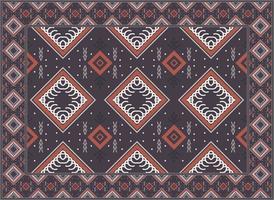 Modern Persian rug, Boho Persian rug living room African Ethnic Aztec style design for print fabric Carpets, towels, handkerchiefs, scarves rug, vector