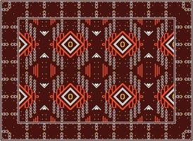 Modern oriental rugs, Contemporary modern Persian rug, African Ethnic Aztec style design for print fabric Carpets, towels, handkerchiefs, scarves rug, vector