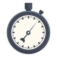 cronógrafo icono dibujos animados vector. hora reloj vector